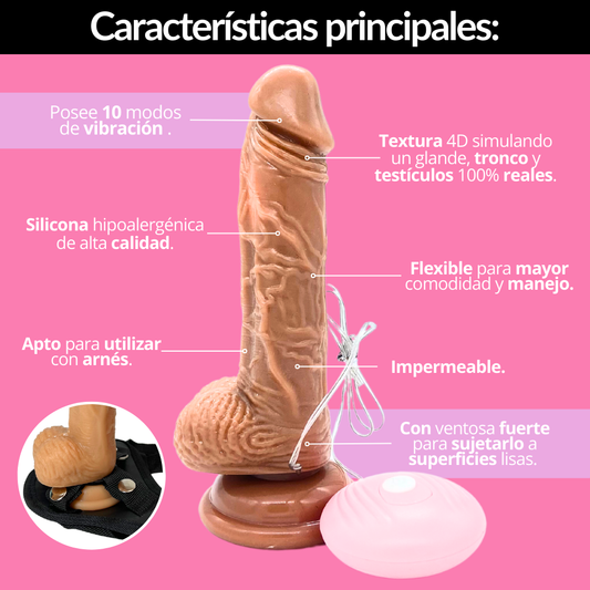 Vibrador Dildo realista